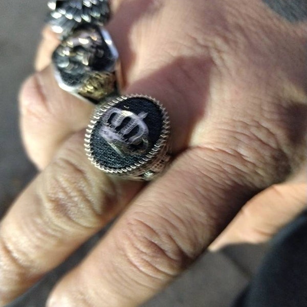 Onyx Stone Men Ring,black Stone Men Ring,men Jewelry,925 Sterling ...