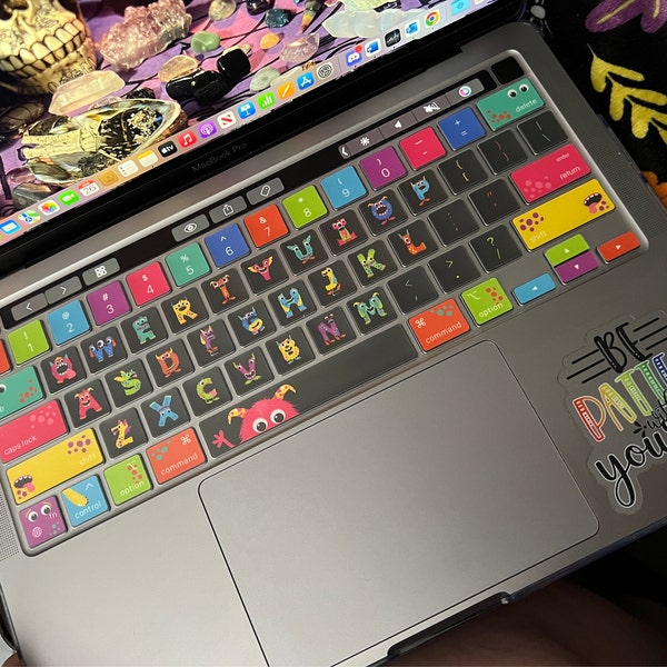 MacBook Keyboard Stickers Decal Vinyl Air Laptop Skin Monest for Mac ...