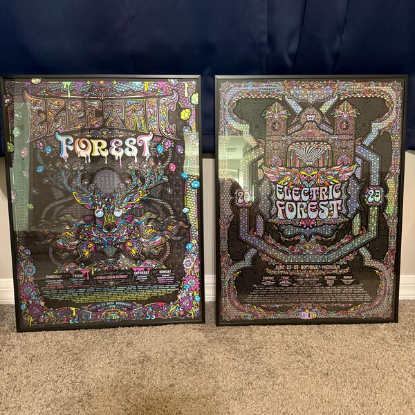 Sonic Bloom Screen Printed Holographic Foil Lineup Poster - Etsy