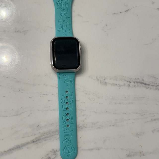 Disney Parks Engraved Apple Watch Band, 24 Colors, 38mm 40mm