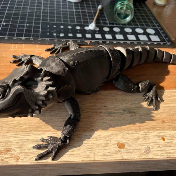 Great White Shark Digital .STL File for 3d Printing, Articulated Fidget
