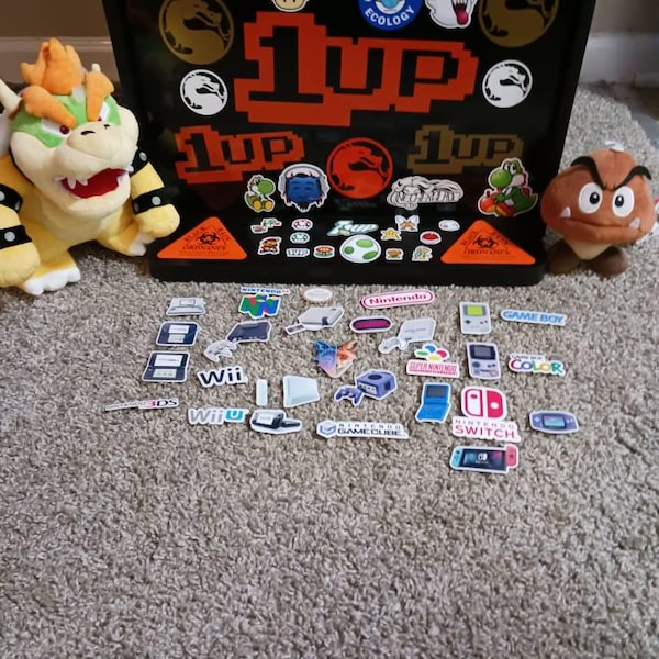 Game Consoles Stickers - Nintendo Collection - Set of 26 - Etsy