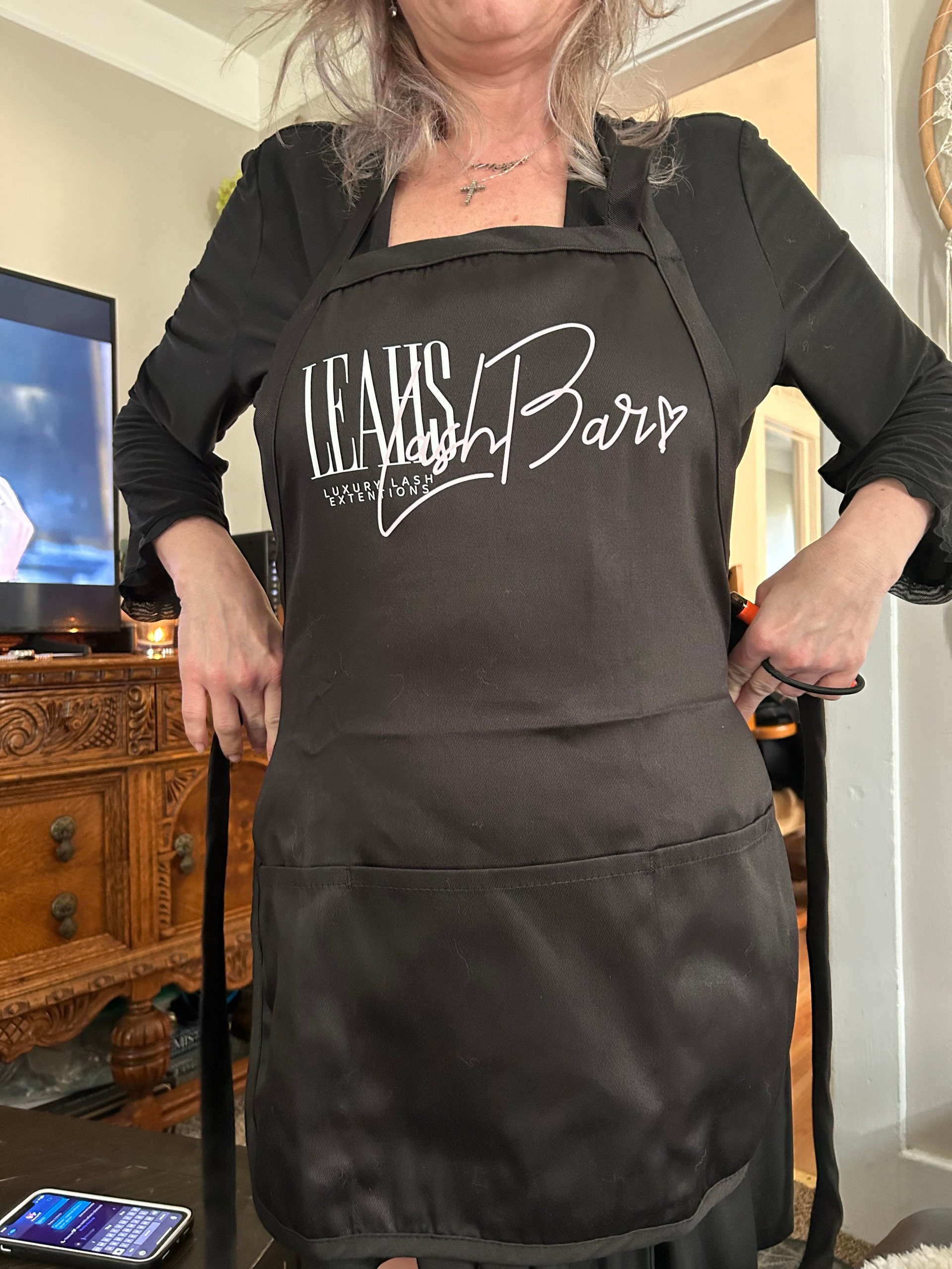 Logo Apron,Personalized Apron with pockets, Custom Apron, Mens Aprons, Womens Apron, Custom Text Apron, Logo Apron, Personalized Apron