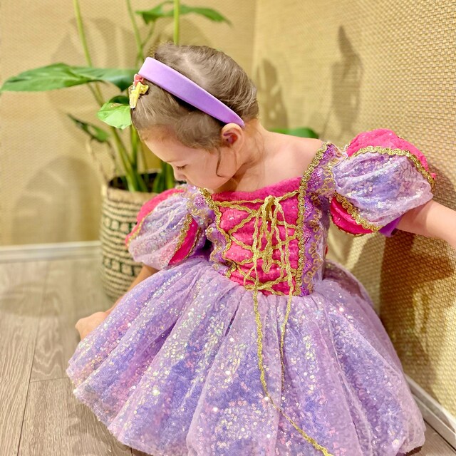 rapunzel costume short dress Rapunzel Short Sleeve Dress, Tangled Costume  EasyCosplayCostumes