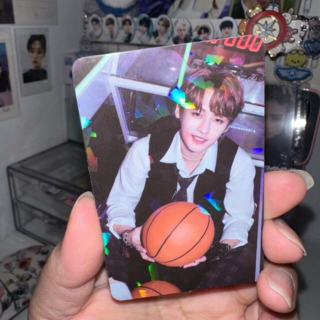 Stray Kids [official] Hyunjin Photocard Maxident Yellow Wood