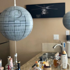 Ikea PS 2014 Star Wars Death Star Exploding Pendant Ceiling Light Lamp ...