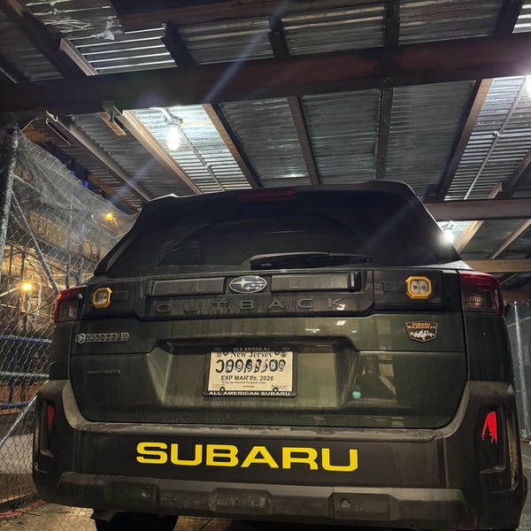 Subaru Back Lettering Rear Bumper Letter Inserts Compatible With 2026 Subaru Outback 1/16 ...