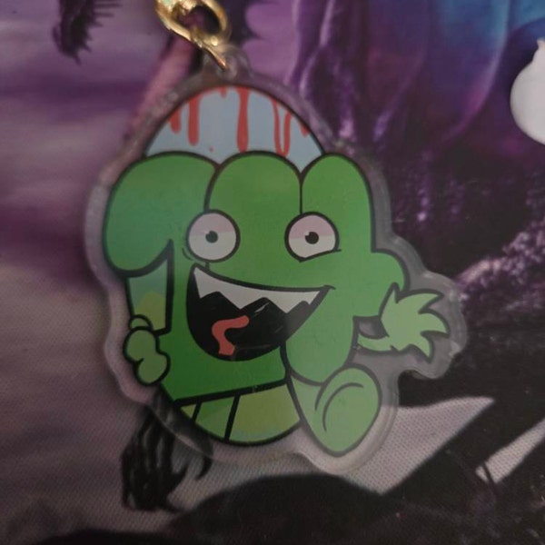 Keychain Object Show Fourteen BFDI / XFOHV- Acrylic Keychain / Charm - Object Shows - Etsy