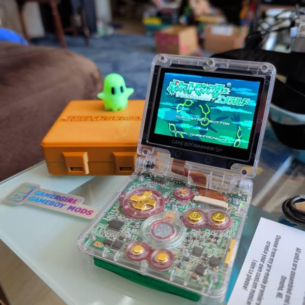 Ancient Mew Edition | Gameboy Advance SP IPS 2026 V5 | Modded Gba SP ...