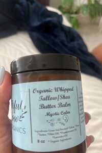 Whipped Organic Tallow/Shea Butter Balm
