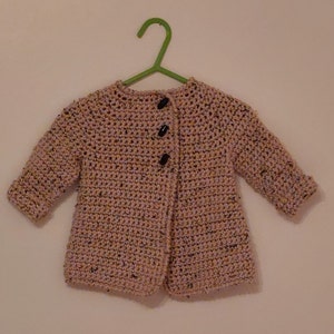 English PDF Crochet Patternaline Jacket 5 Sizes 6 Months 6 Years ...