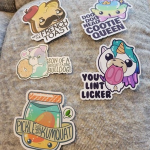 Son Of A Biscuit Eating Bulldog Vinyl Sticker Funny Kawaii Etsy