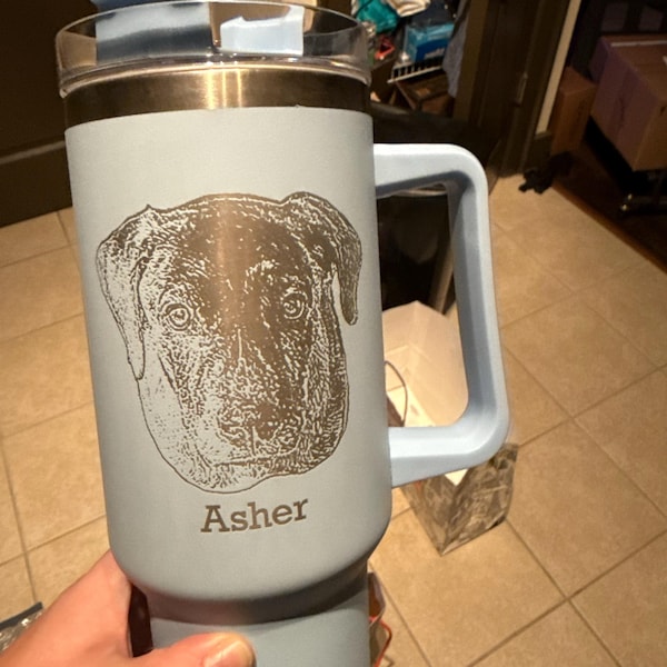 Dog Dad Amazing Photo - Personalized Custom Tumbler main image 1