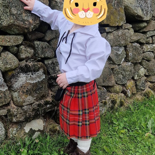 Stewart Muted Blue Tartan Women's Pure Wool Cape Etsy UK