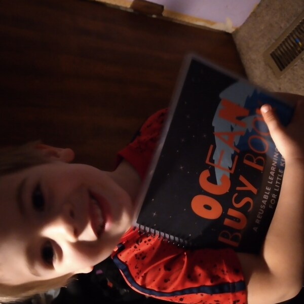 Finished Ready to Ship Busy Binder / Velcro, Laminated, Binder Included ...