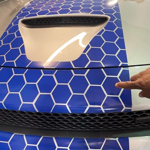 Honeycomb Racing Stripes Dual 10 for 2015 Challenger With Hood Scoop ...