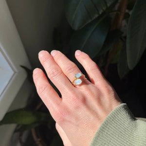 Customer photo from Stacey, Mini Raw Australian Opal Ring