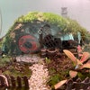 Bridge With Blue Bird, Rope Bridge, Log Effect Bridge, Fairy Garden ...