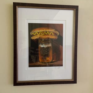 Beer & Hotdog - NOAH VERRIER Original Still Life Oil Painting