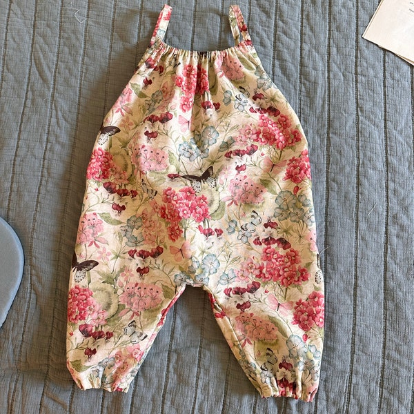 PDF Pattern - Boho Romper - Babies/toddlers - Premie to 5-6T - Instant ...