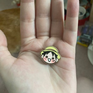 One Piece Mini Enamel Pins Luffy Zoro Sanji Nami Law Ace Yamato