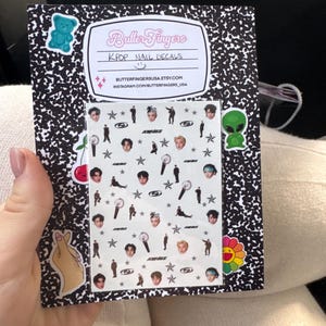Ateez the World| Ateez Waterslide Nail Decals| Ateez Nail Art