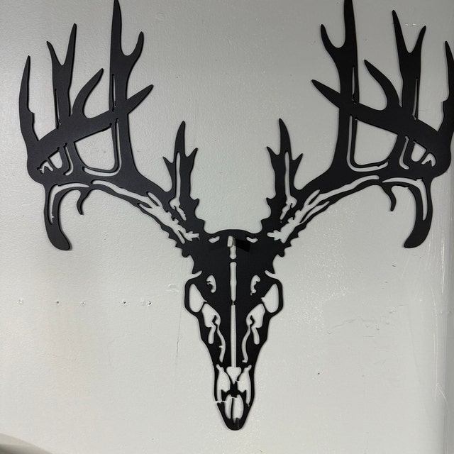 Deer Skull Antlers Dxf/svg - Brightnite Metalworx Digital Download