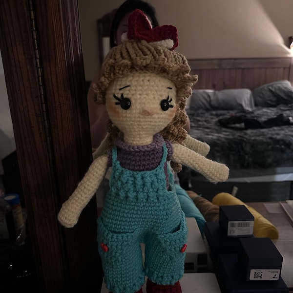 Crochet Pattern Nore-lise, Pattern Includes Doll and Clothes. This ...