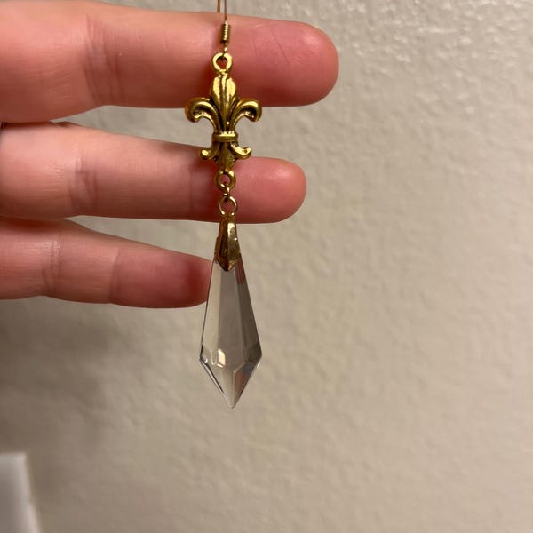 Hammered Cross Pendant Charm main image 1