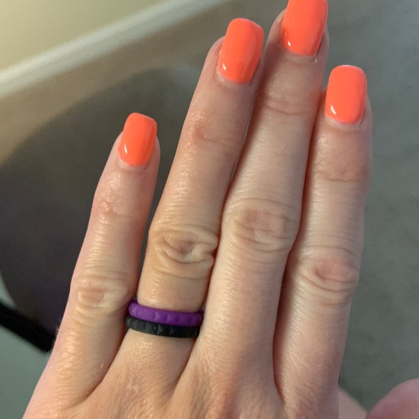 ROQ Silicone Rubber Wedding Ring for Men, Comfort Lesotho