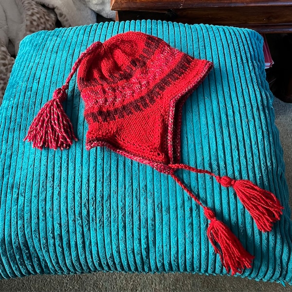 Crochet Pattern Ear Flap Hat Pattern Booth Bay Ear Flap Hat Beanie