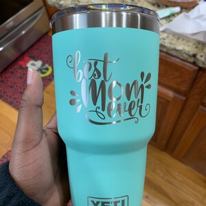 Laser Engraved Authentic YETI Straw Mugs - Moms Against White Baseball -  ImpressMeGifts