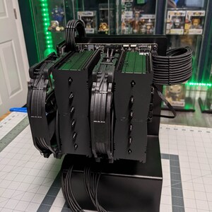 customized corsair full modular psu cables sleeved silver image 11