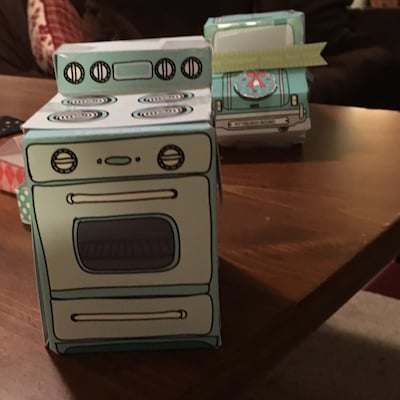 Retro Oven Cupcake Box Cookie Candy Treat and Party Favor - Etsy