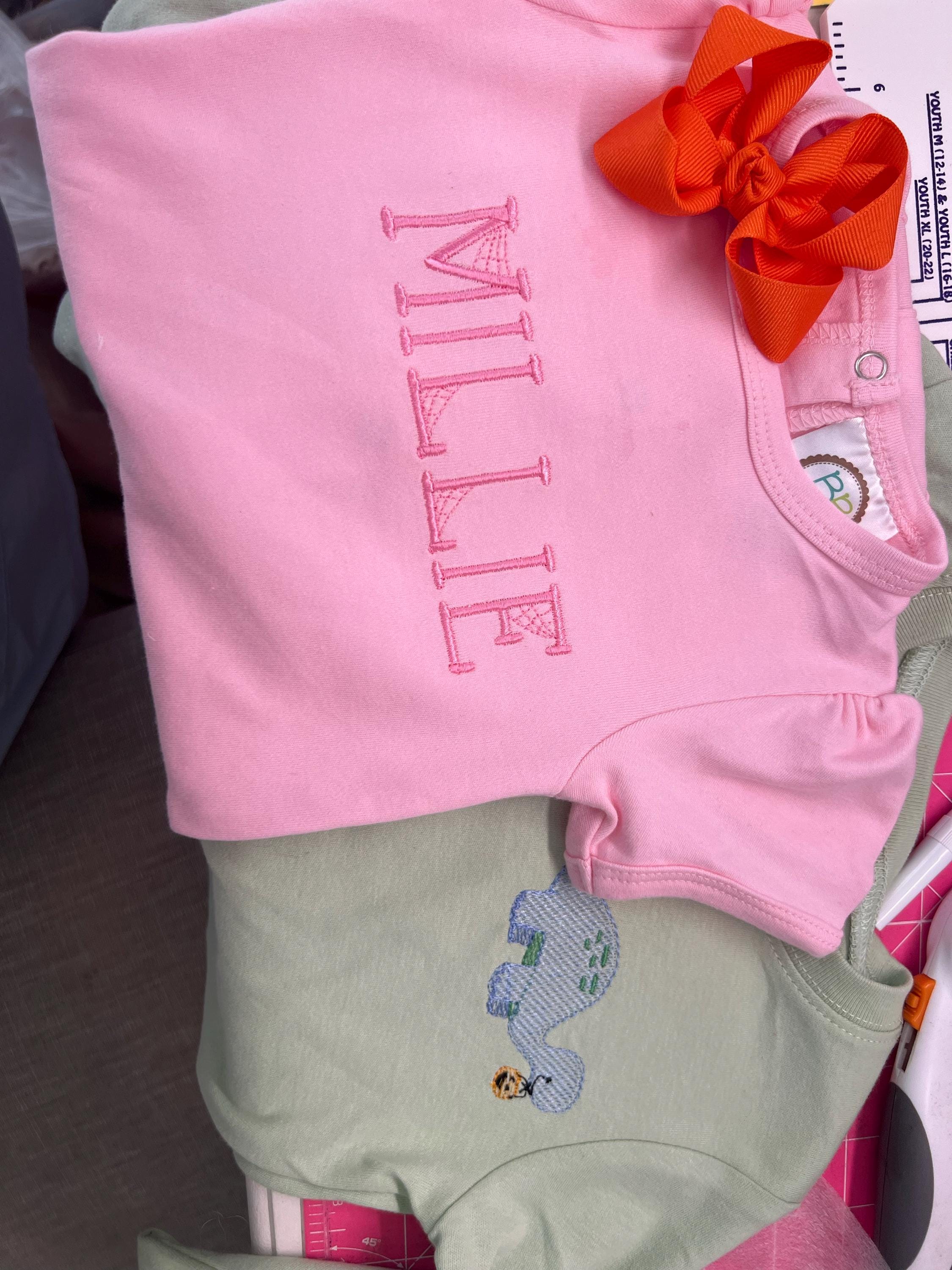 Customer photo for Scary - Halloween embroidery font