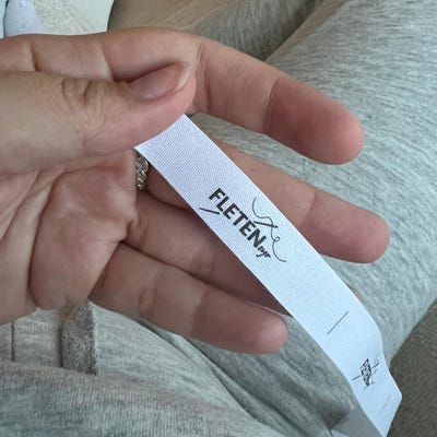 15x70mm,cotton Twill Webbing,flat or Folded Labels,printed Sew-in ...