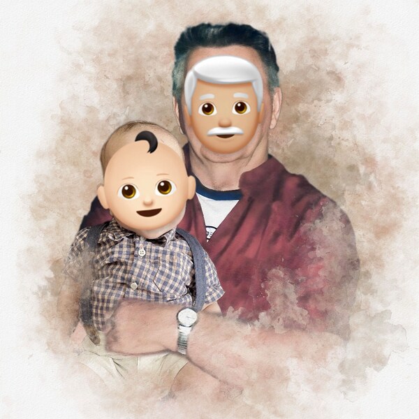 Family Tree Art Print Wall Art Canvas Family Tree Collage Custom ...