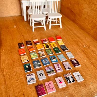 1:6 SCALE Printable Miniature Book Covers 1 56 Covers - Etsy