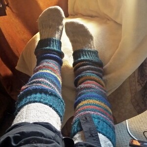 Bohemia socksChristmas legwearBohemia leg warmers Knit | Etsy