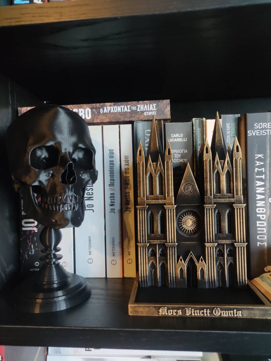 Realistic Human Skull, Skull Replica with Detachable Plinth, 3D-PRINTED