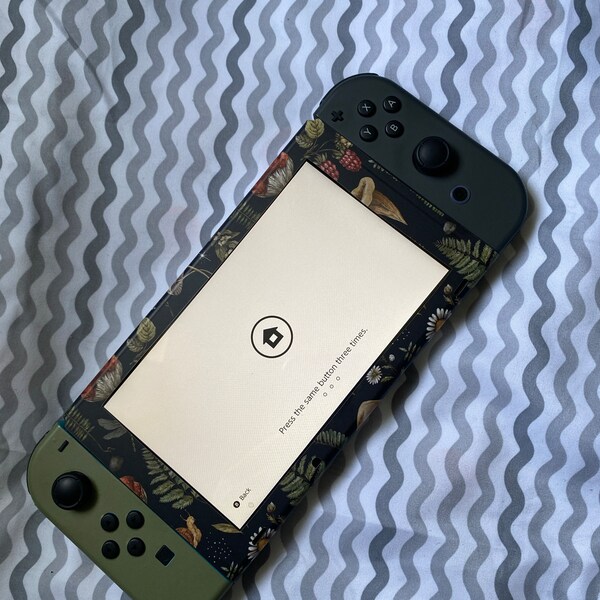 Dark Forest Mushroom Nintendo Switch Skin Wrap for Console Dock Joycon ...