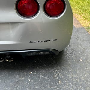 Yellow Dashboard Letters for Corvette C6 2005-2013 ABS Plastic Inserts Not Decals