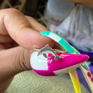 Customer photo, Dolphin Ring