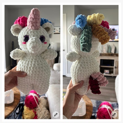 Blythe the Unicorn Plushie, Crochet Pattern - Etsy