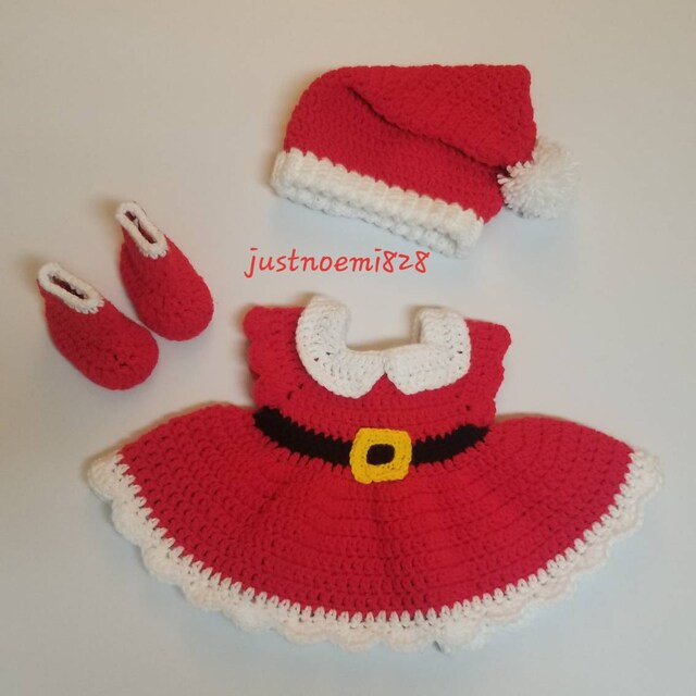 crochet santa dress pattern Ravelry: Dani's Christmas Dress pattern by Daniela Micu