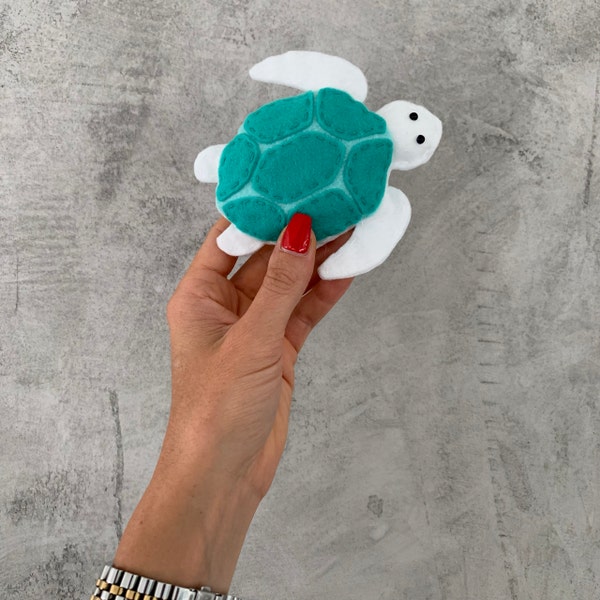 Felt Sea Turtle Sewing Pattern, Felt Ornament, Ocean Pattern, SVG PDF ...