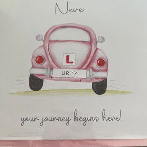 17th Birthday Card L Plates Learner Driver – The Caker Online