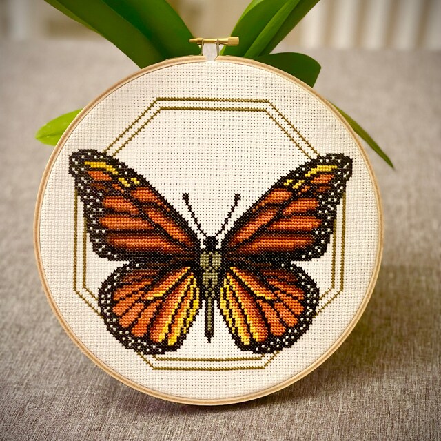 スズランのクロスステッチパターン：5月の誕生花（PDFパターン