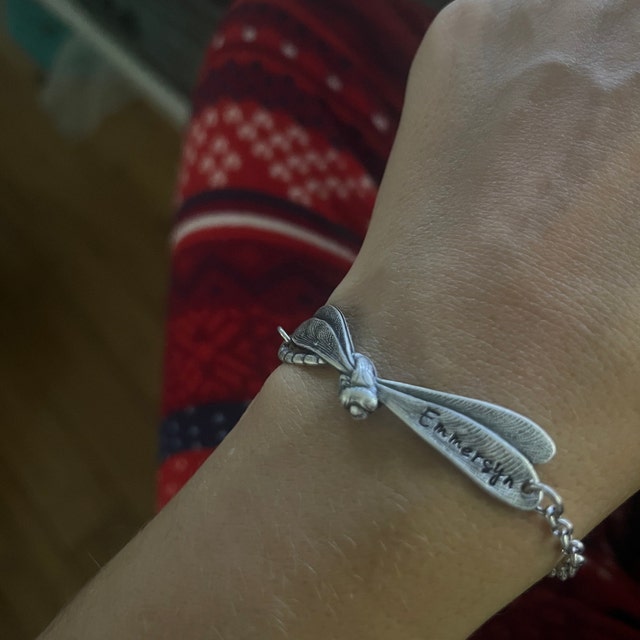 ONEFINITY Butterfly Bracelet 925 Sterling Silver Butterfly Opal Adjustable Bracelet Animal Dainty Jewelry Gifts For Girl Mother