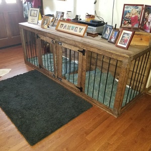 diy double dog kennel